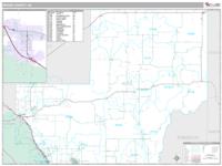 Meade County, SD Wall Map Zip Code