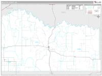 Mellette County, SD Wall Map Zip Code
