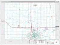 Minnehaha County, SD Wall Map Zip Code