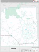 Shannon County, SD Wall Map Zip Code