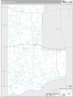 Ziebach County, SD Wall Map Zip Code
