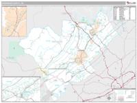 Anderson County, TN Wall Map Zip Code