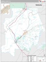 Campbell County, TN Wall Map Zip Code