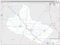 Crockett County, TN Wall Map Zip Code