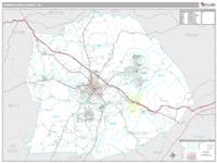 Cumberland County, TN Wall Map Zip Code