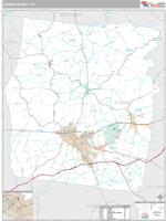 Dickson County, TN Wall Map Zip Code