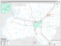 Dyer County, TN Wall Map Zip Code