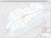 Grainger County, TN Wall Map Zip Code