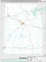 Hardeman County, TN Wall Map Zip Code