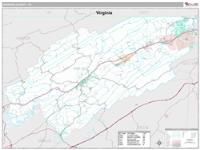 Hawkins County, TN Wall Map