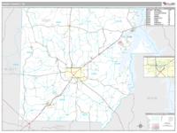 Henry County, TN Wall Map Zip Code