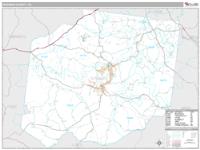 Hickman County, TN Wall Map Zip Code
