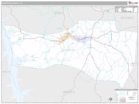 Houston County, TN Wall Map Zip Code