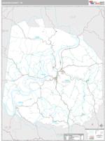Jackson County, TN Wall Map Zip Code