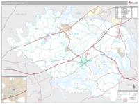 Jefferson County, TN Wall Map Zip Code