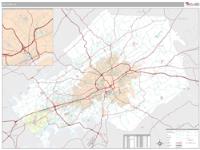 Knox County, TN Wall Map Zip Code