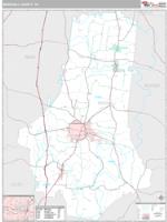 Marshall County, TN Wall Map