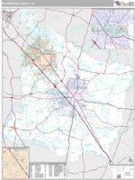 Rutherford County, TN Wall Map Zip Code