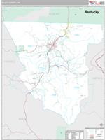 Scott County, TN Wall Map Zip Code