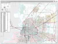 Shelby County, TN Wall Map Zip Code