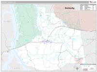 Stewart County, TN Wall Map Zip Code