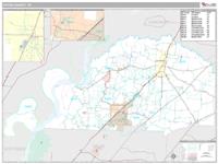 Tipton County, TN Wall Map Zip Code