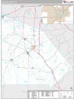 Atascosa County, TX Wall Map Zip Code
