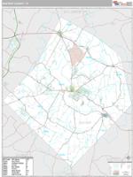 Bastrop County, TX Wall Map Zip Code