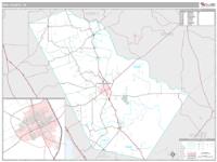 Bee County, TX Wall Map Zip Code