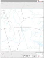 Borden County, TX Wall Map Zip Code