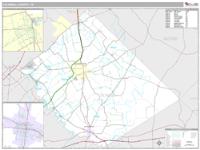 Caldwell County, TX Wall Map Zip Code