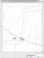 Childress County, TX Wall Map Zip Code