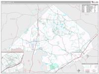 Comal County, TX Wall Map Zip Code