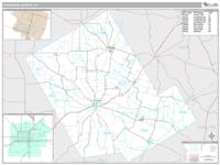 Comanche County, TX Wall Map