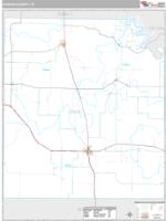 Concho County, TX Wall Map Zip Code