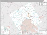Coryell County, TX Wall Map Zip Code