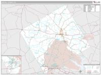 Coryell County, TX Wall Map