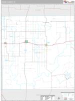 Crosby County, TX Wall Map Zip Code