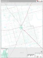 Dawson County, TX Wall Map Zip Code