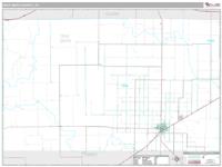 Deaf Smith County, TX Wall Map Zip Code
