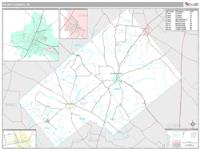 DeWitt County, TX Wall Map Zip Code