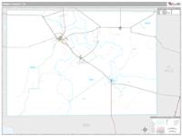 Dimmit County, TX Wall Map Zip Code