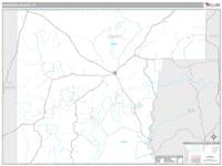 Edwards County, TX Wall Map Zip Code
