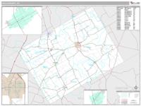 Falls County, TX Wall Map