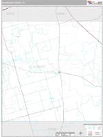 Glasscock County, TX Wall Map Zip Code