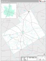 Hamilton County, TX Wall Map Zip Code