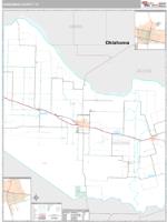 Hardeman County, TX Wall Map Zip Code