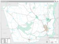 Hardin County, TX Wall Map Zip Code