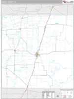 Haskell County, TX Wall Map Zip Code