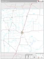 Haskell County, TX Wall Map